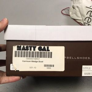 Jeffrey Campbell Harrison size 10 brown heel boot